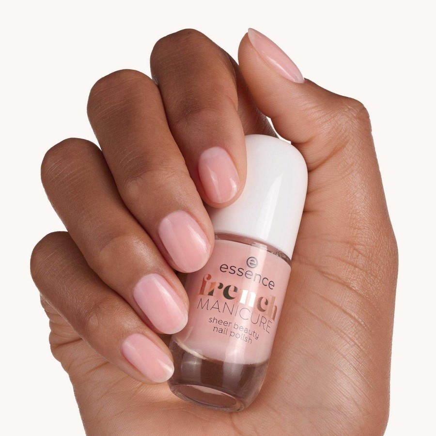 ESSENCE French Manicure Sheer Beauty Nail Polish Vernis Ongles Ros On Ice Vernis Ongles