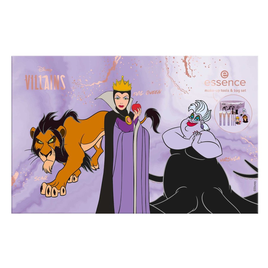 ESSENCE Kit Trousse Et Outils De Maquillage Disney Villains Pinceaux Et Outils