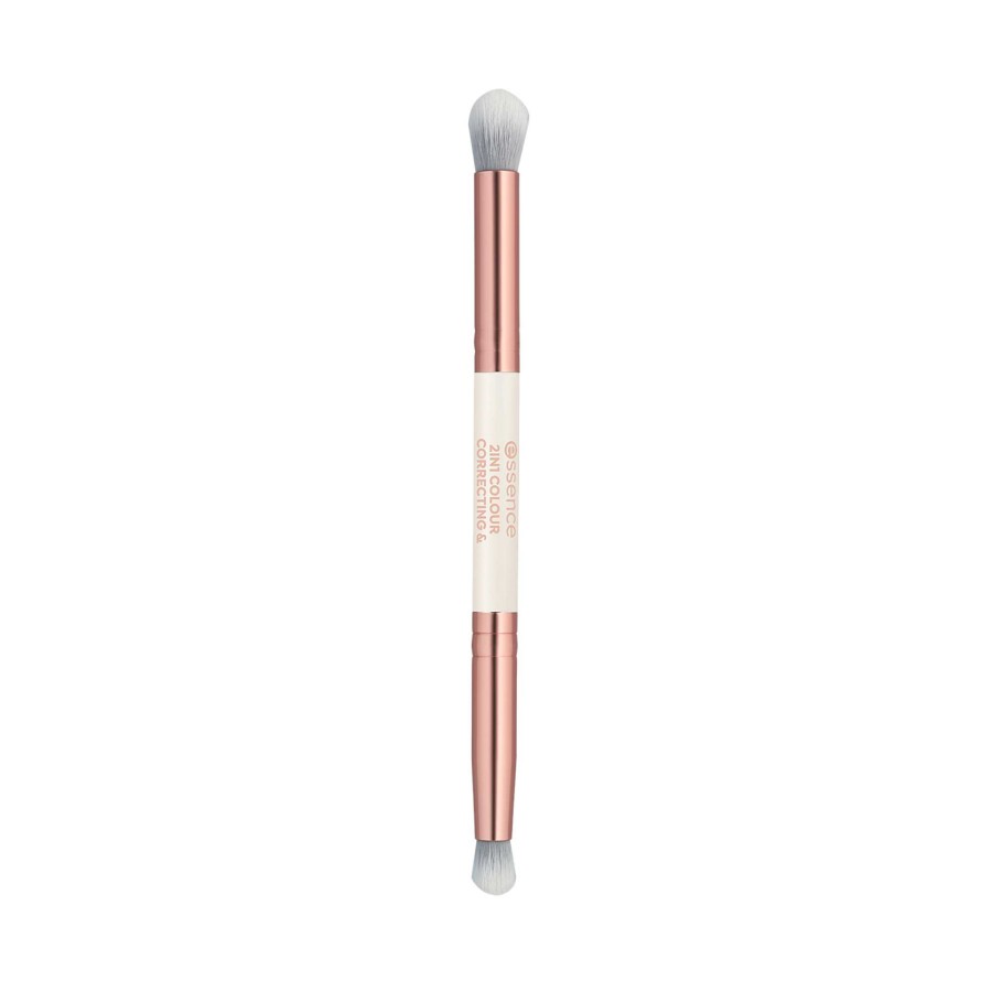 ESSENCE 2In1 Colour Correcting & Contouring Brush Pinceau Correcteur Et Contouring 2En1 Pinceaux Et Outils