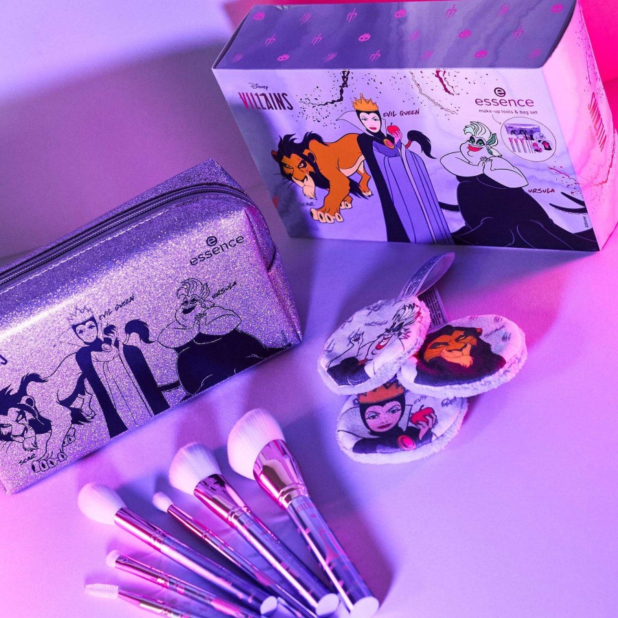 ESSENCE Kit Trousse Et Outils De Maquillage Disney Villains Pinceaux Et Outils