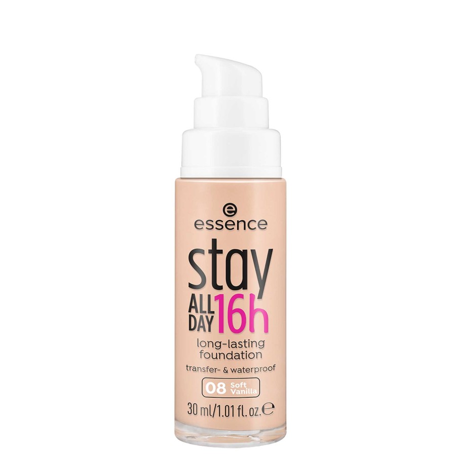 ESSENCE Stay All Day 16H Fond De Teint Longue Tenue Soft Vanilla Fond De Teint